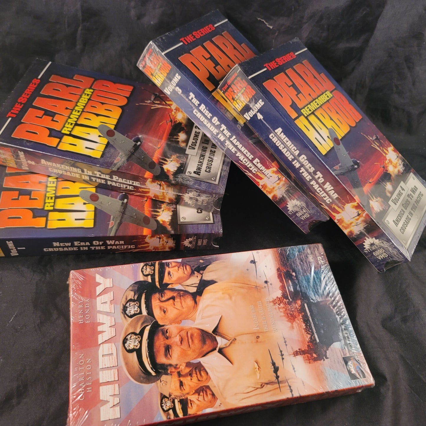 Remember Pearl Harbor: The Series VHS Box Set WWII and Midway Sealed