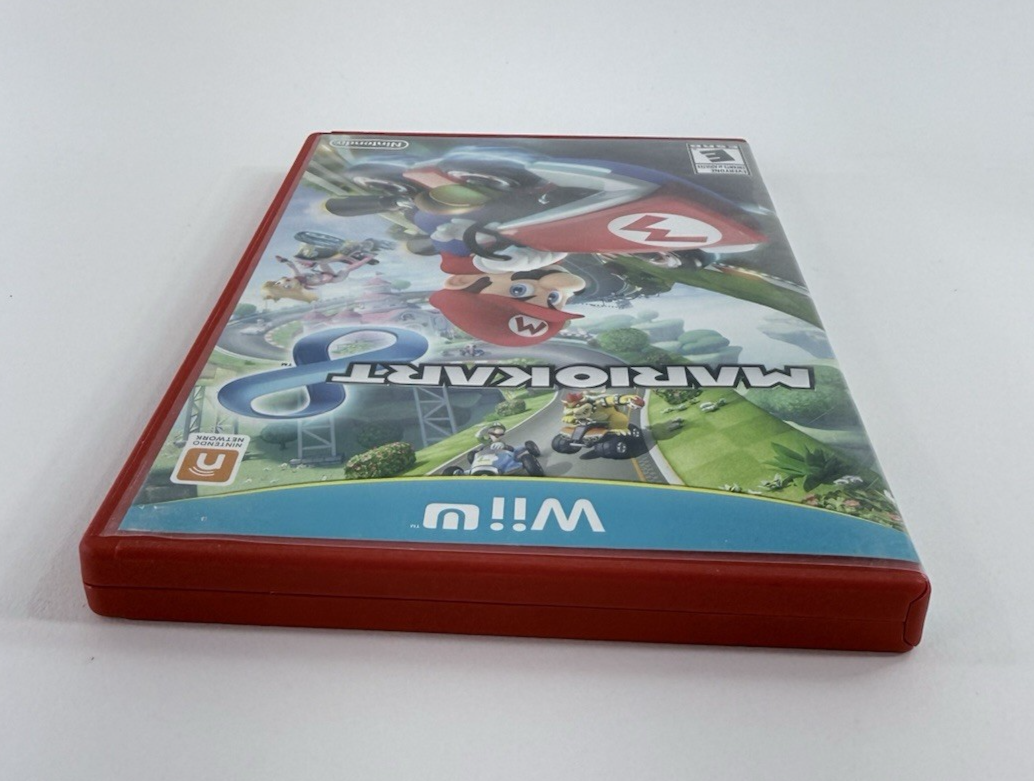 Mario Kart 8 (Nintendo Wii U, 2014) Game Case Manual Insert - Tested and Working
