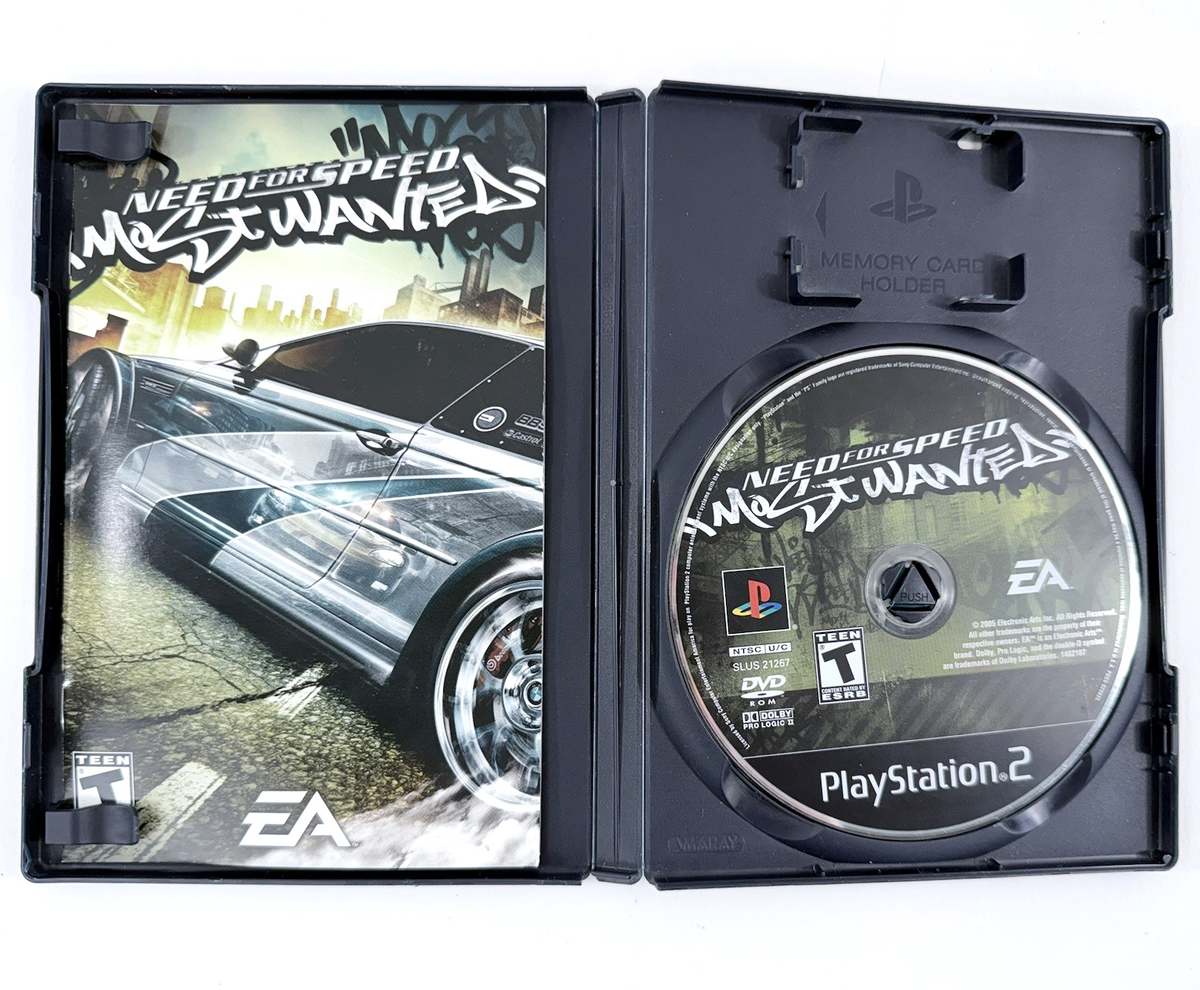 Need for Speed: Most Wanted (PlayStation 2, 2005) Game Case Manual - Tested
