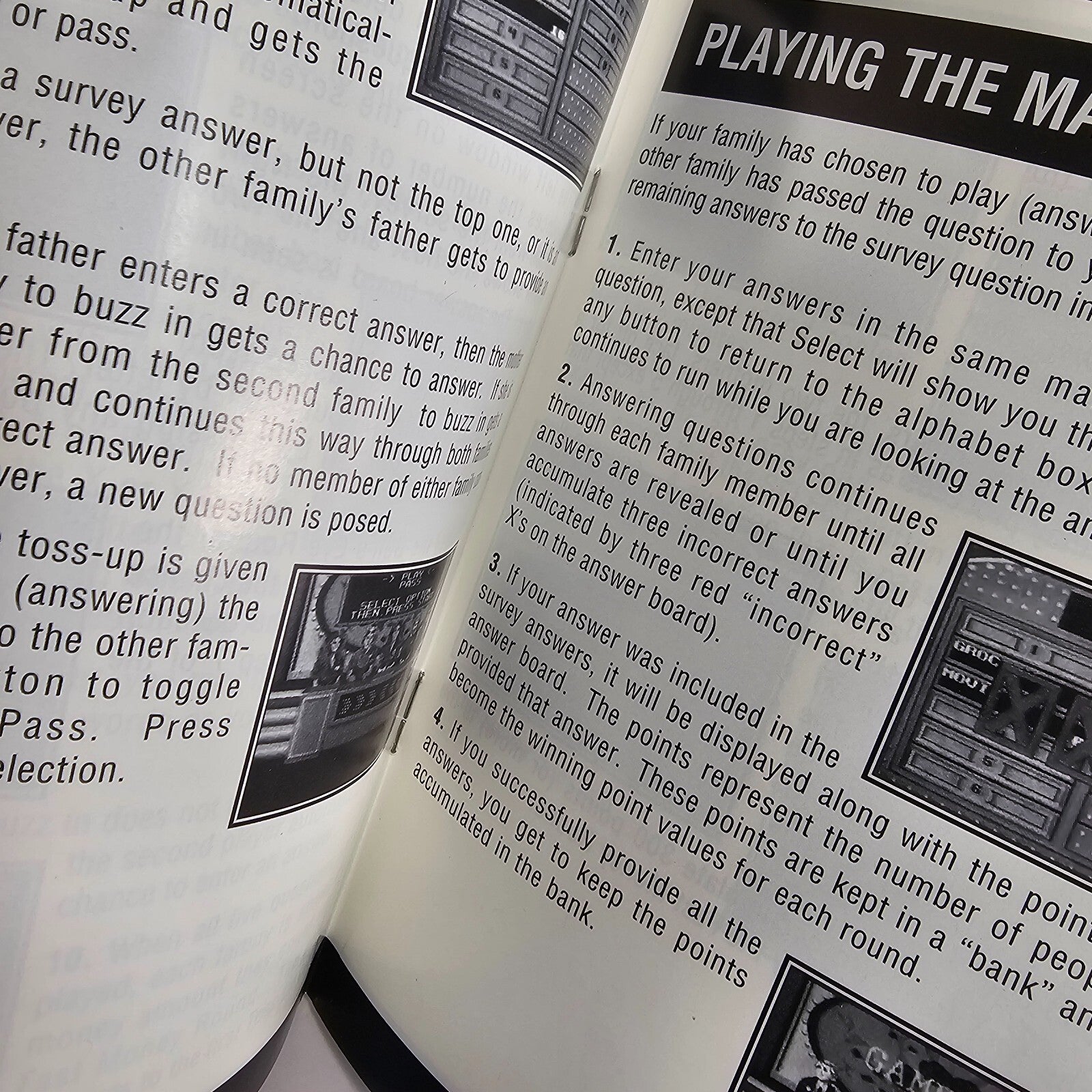 Family Feud (Super Nintendo Entertainment System, 1993) Game Box Manual Insert