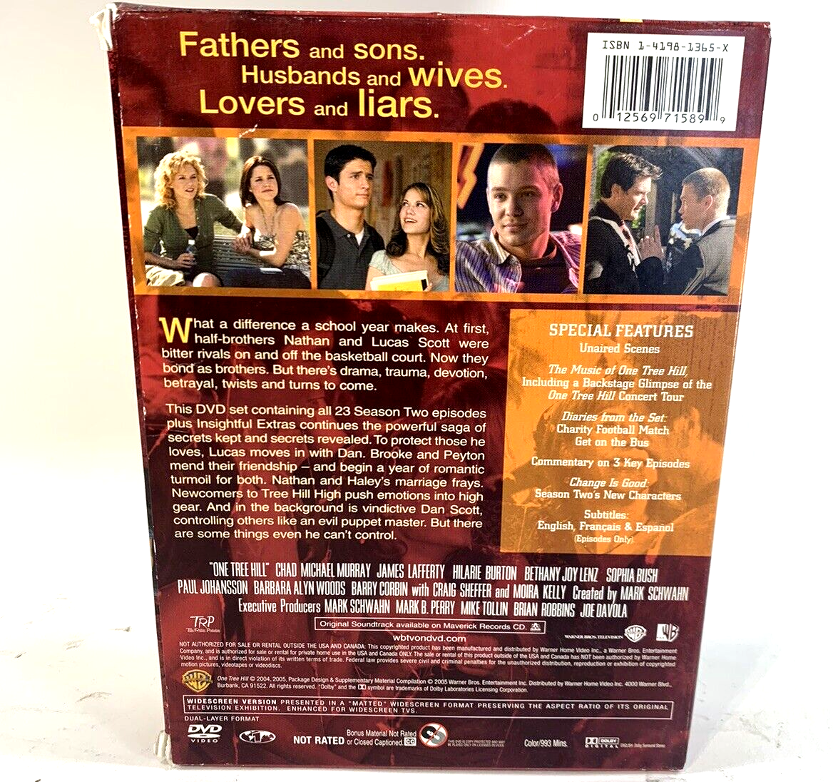 One Tree Hill - Seasons 1-5 (DVD, 2009, 6-Disc Sets) 1 2 3 4 5  - Tested