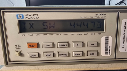 HP Agilent 44474A Digital Input/Output Switch Module - Tested and Working (1438)