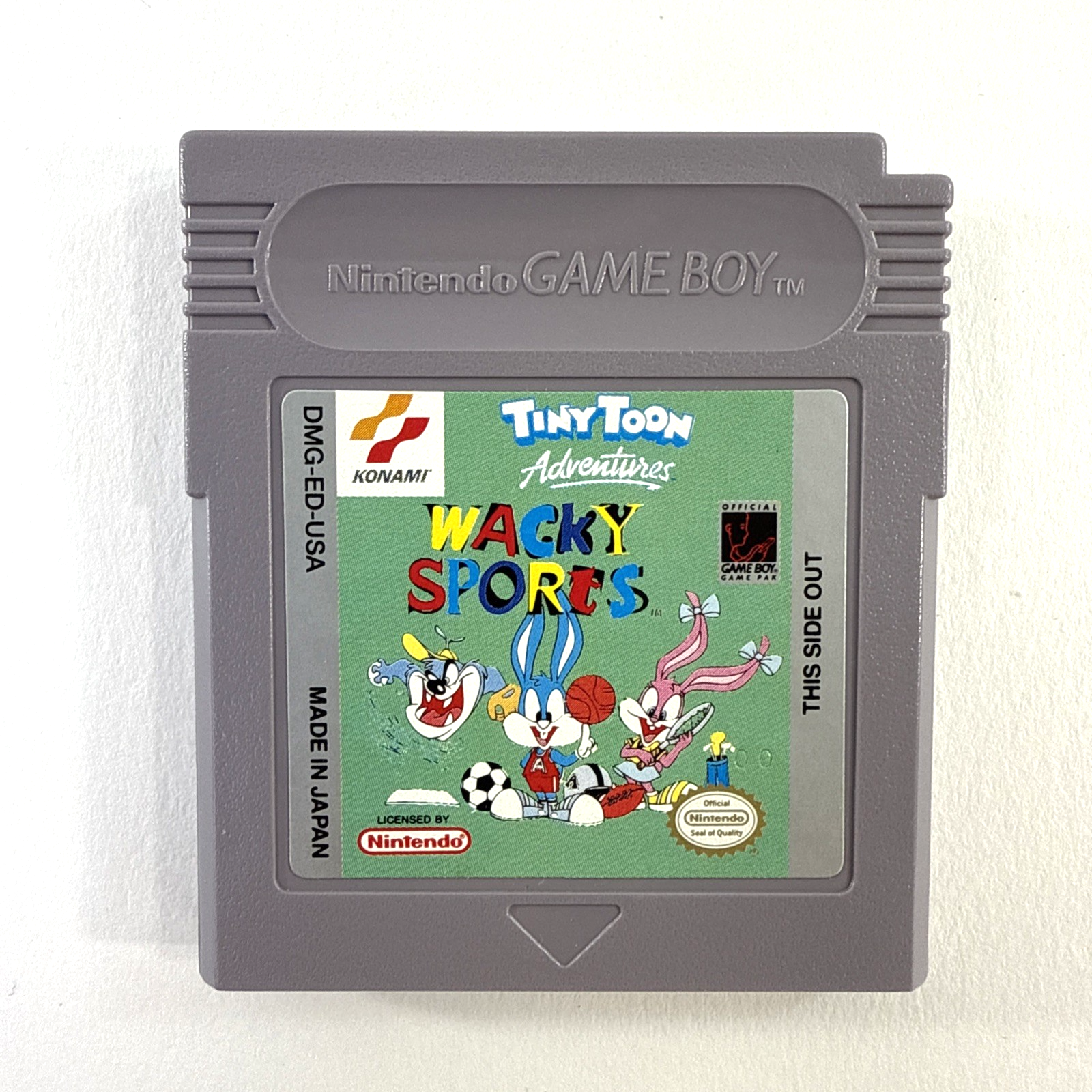 Tiny Toon Adventures: Wacky Sports (GameBoy, 1994) Game Box Manual Reg. Inserts