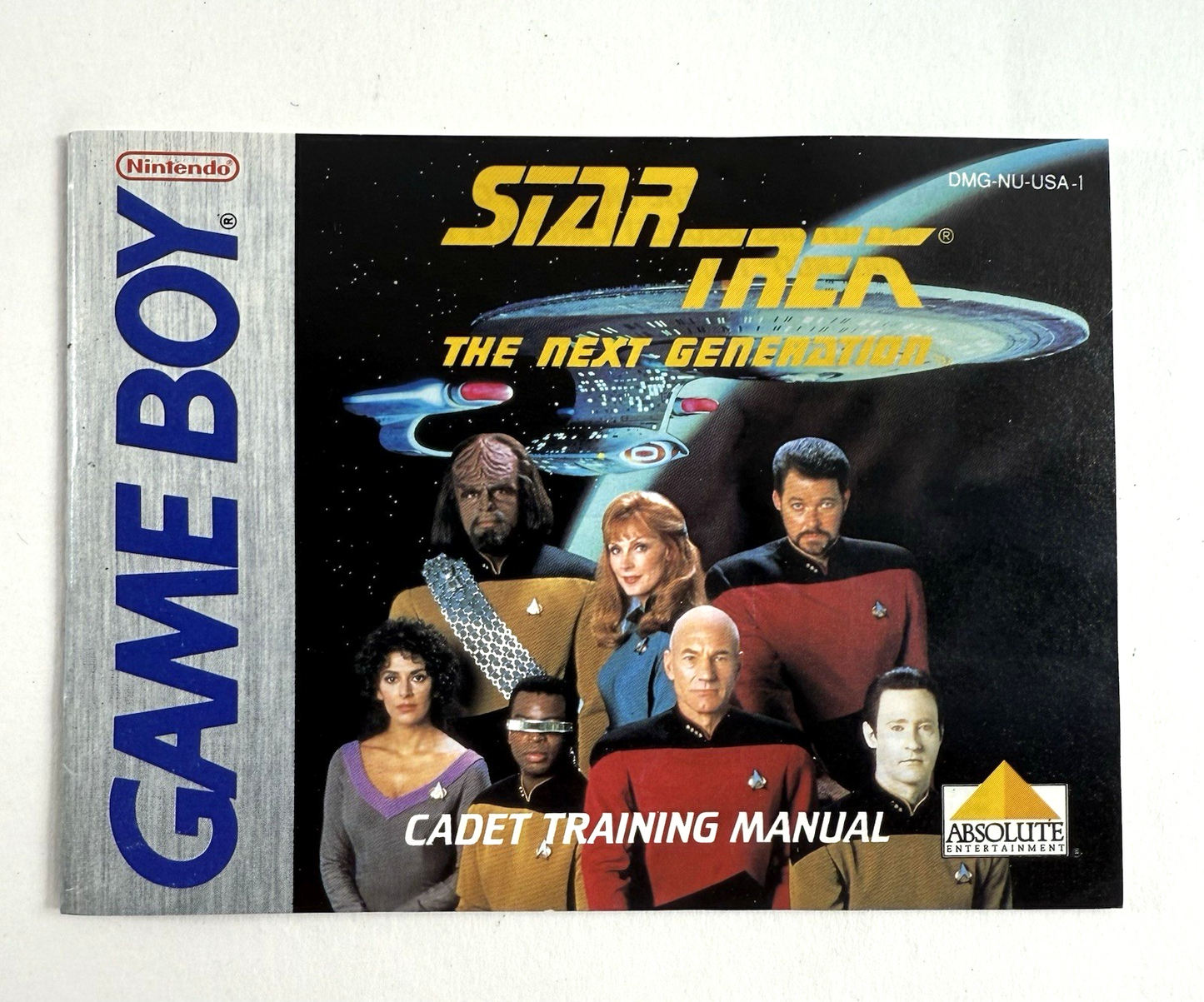 Star Trek: The Next Generation (Nintendo GameBoy, 1993) Game Box Manual Inserts