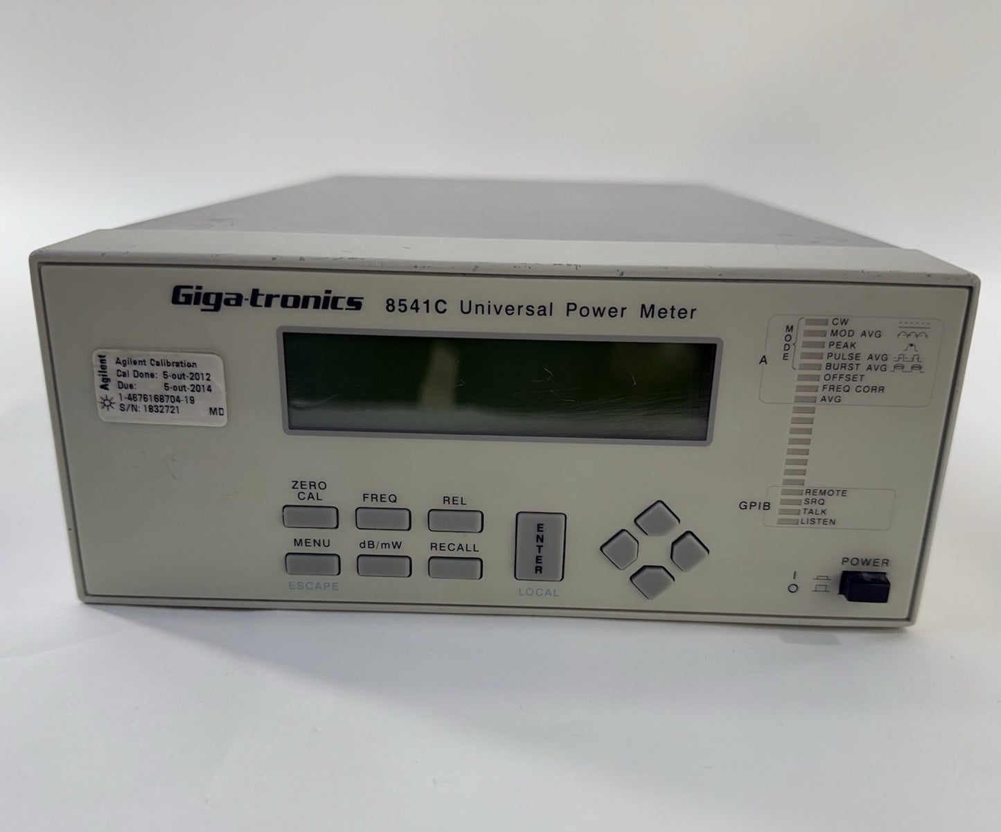 Gigatronics 8541C Universal Power Meter - Option 03 - Tested and Working