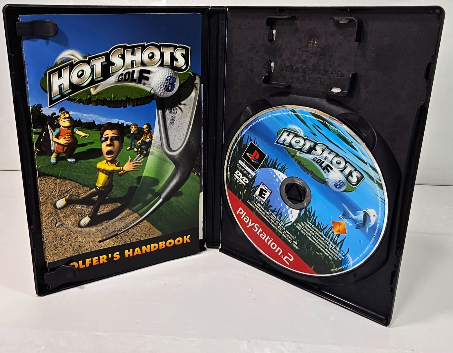Hot Shots Golf 3  (PlayStation 2, 2003) Game Case Manual Insert - Tested