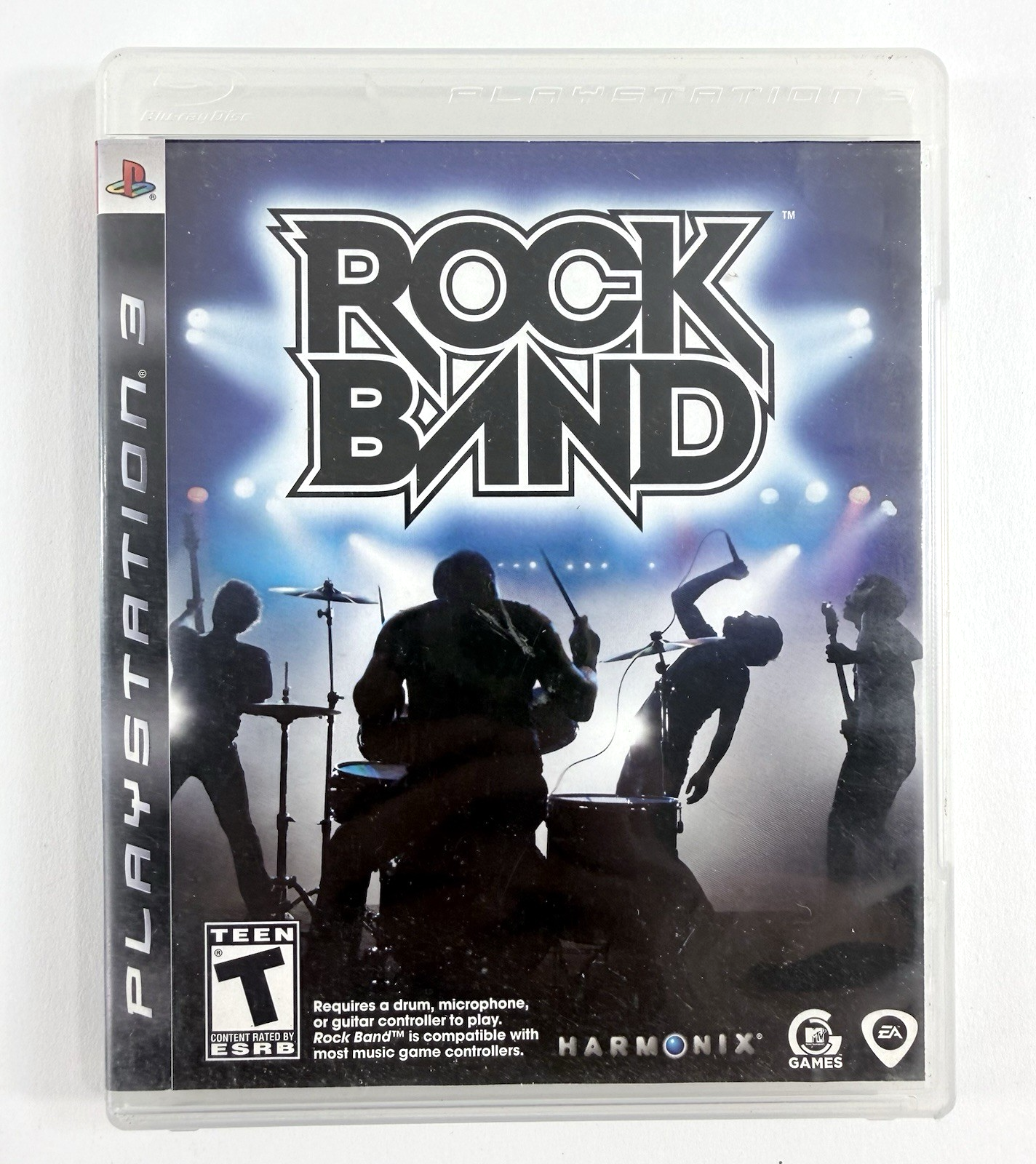 Rock Band (Sony PlayStation 3, 2007) Game, Case, and Manual - Tested and Working
