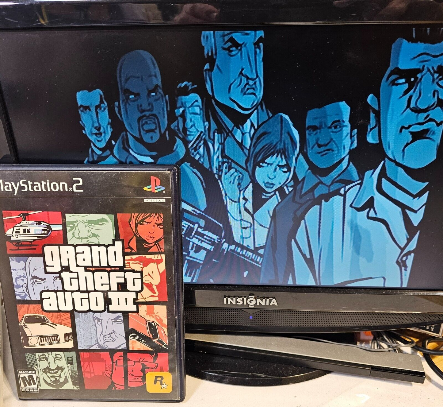 Grand Theft Auto III 3 (Sony PlayStation 2, 2001) Game Case Manual - Tested