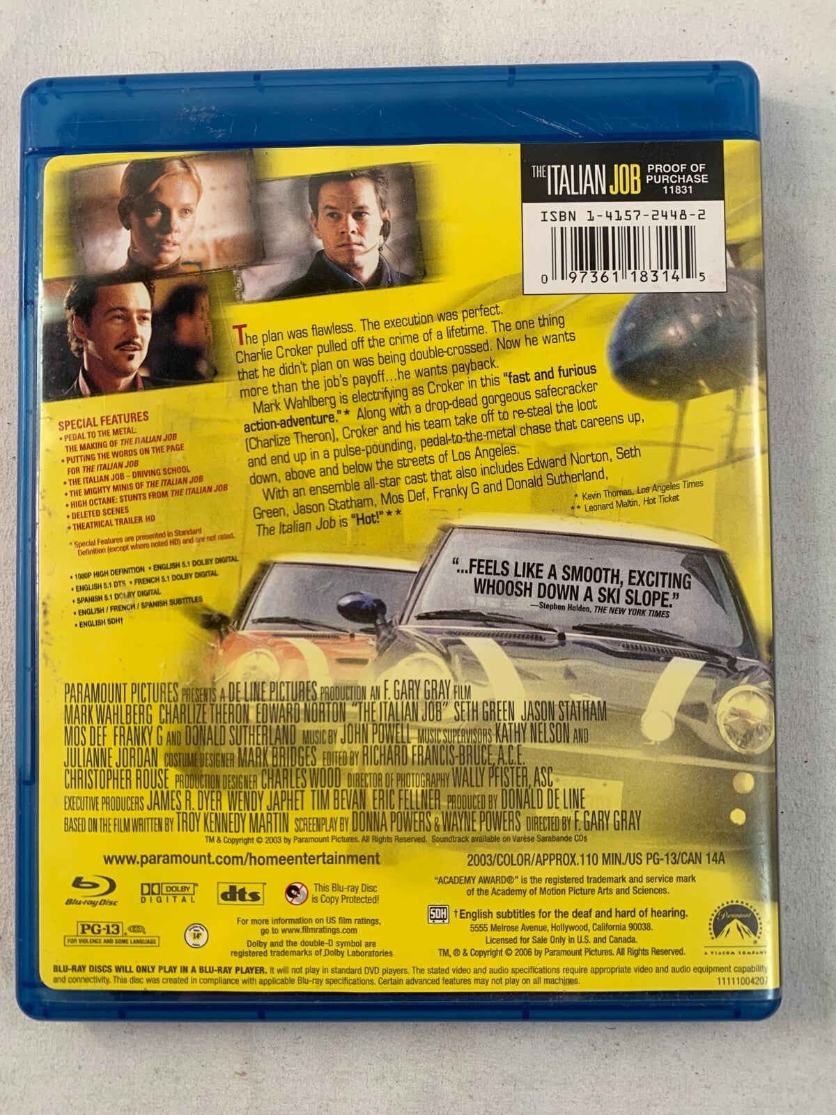 The Italian Job (Blu-ray Disc, 2010)