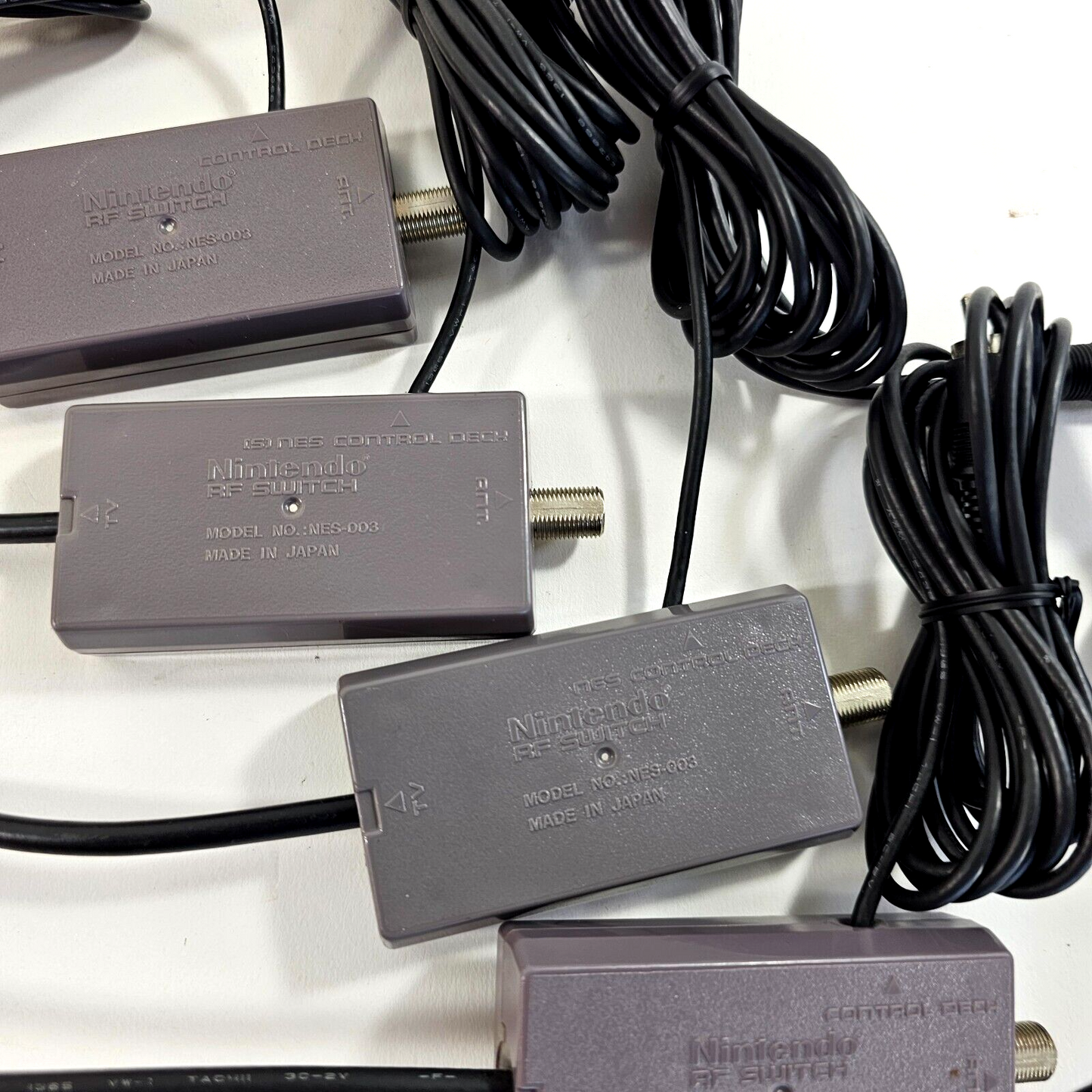 Nintendo Entertainment System RF Switch NES-003 (Bundle of 5) - Tested