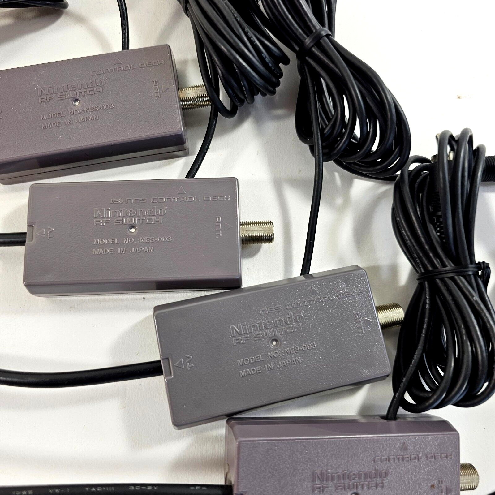 Nintendo Entertainment System RF Switch NES-003 (Bundle of 5) - Tested