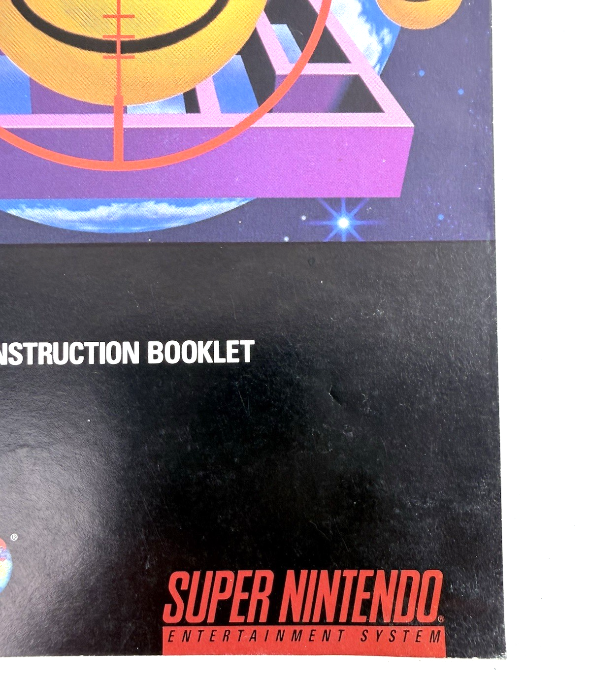 Faceball 2000 Super Nintendo Original Instruction Booklet  SNS-2F-USA