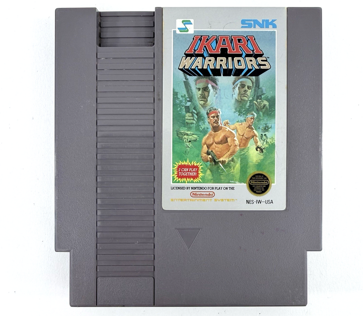 Ikari Warriors (Nintendo NES, 1987) 5-Screw Game Cartridge - Tested and Working