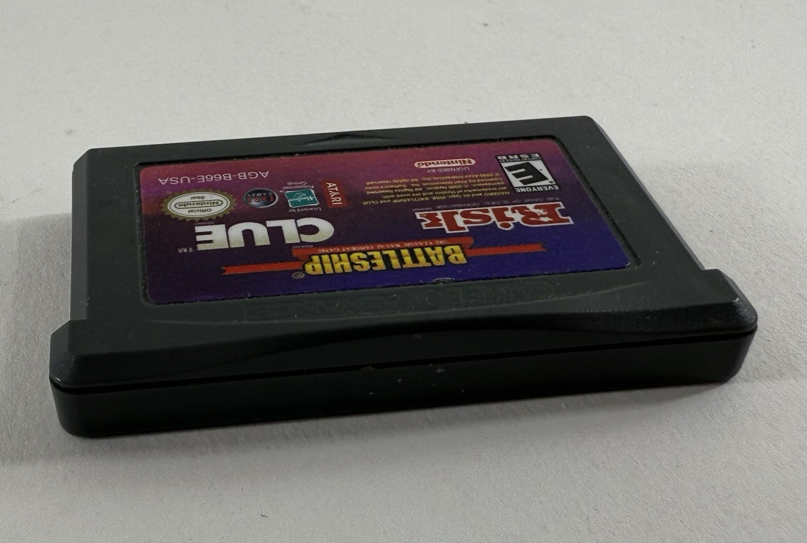 Battleship Risk Clue (GameBoy Advance, 2005) Game Cartridge - Tested