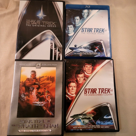 Star Trek : Khan/Voyage Home/Undiscovered Country/Best of Series (DVD Bundle)