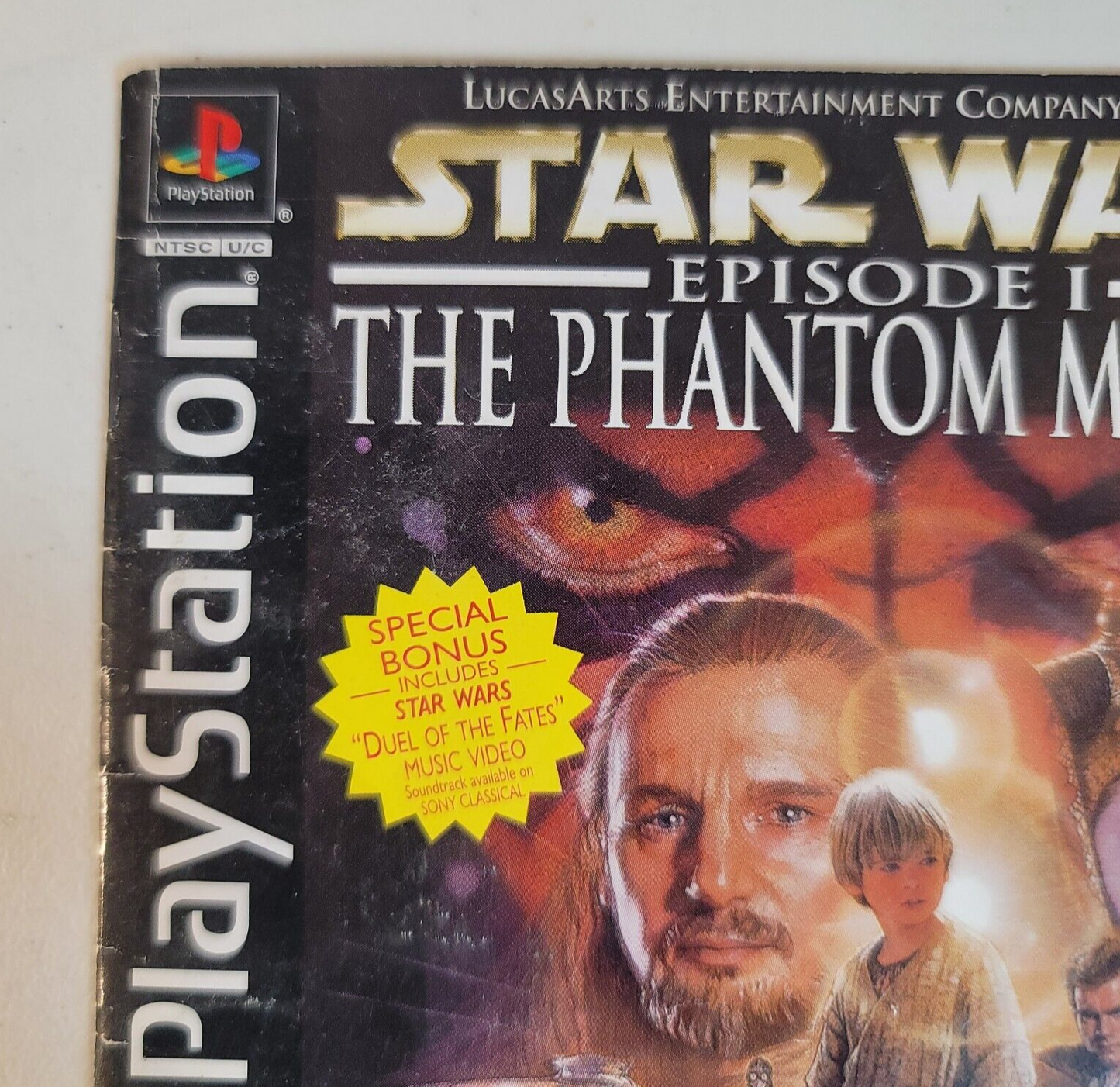 Star Wars: Episode I The Phantom Menace (PlayStation 1, 1999) Game Manual