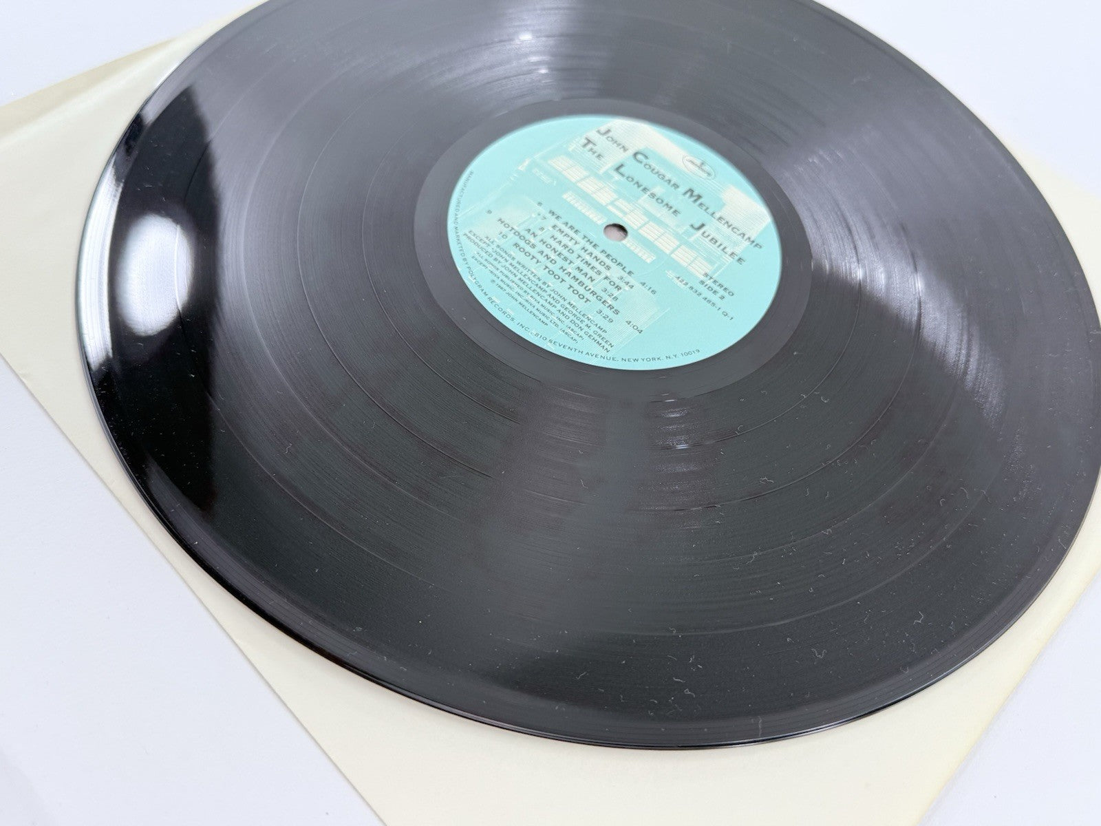 John Cougar Mellencamp The Lonesome Jubilee Vinyl (LP, 1987) 422 832 465-1 Q-1