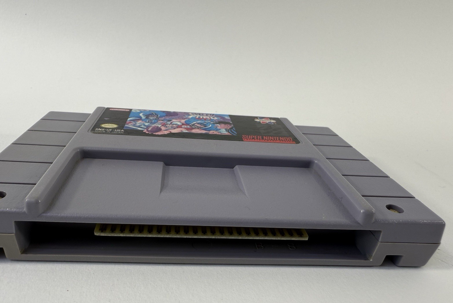 Football Fury (Super Nintendo, 1993) Game Cartridge - Tested and Working