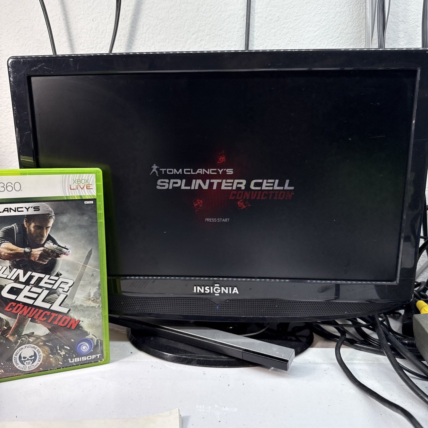 Tom Clancy's Splinter Cell: Conviction (Xbox 360, 2010) Game Case Manual Insert