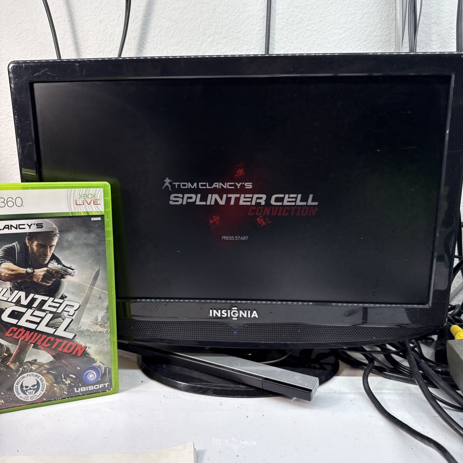 Tom Clancy's Splinter Cell: Conviction (Xbox 360, 2010) Game Case Manual Insert