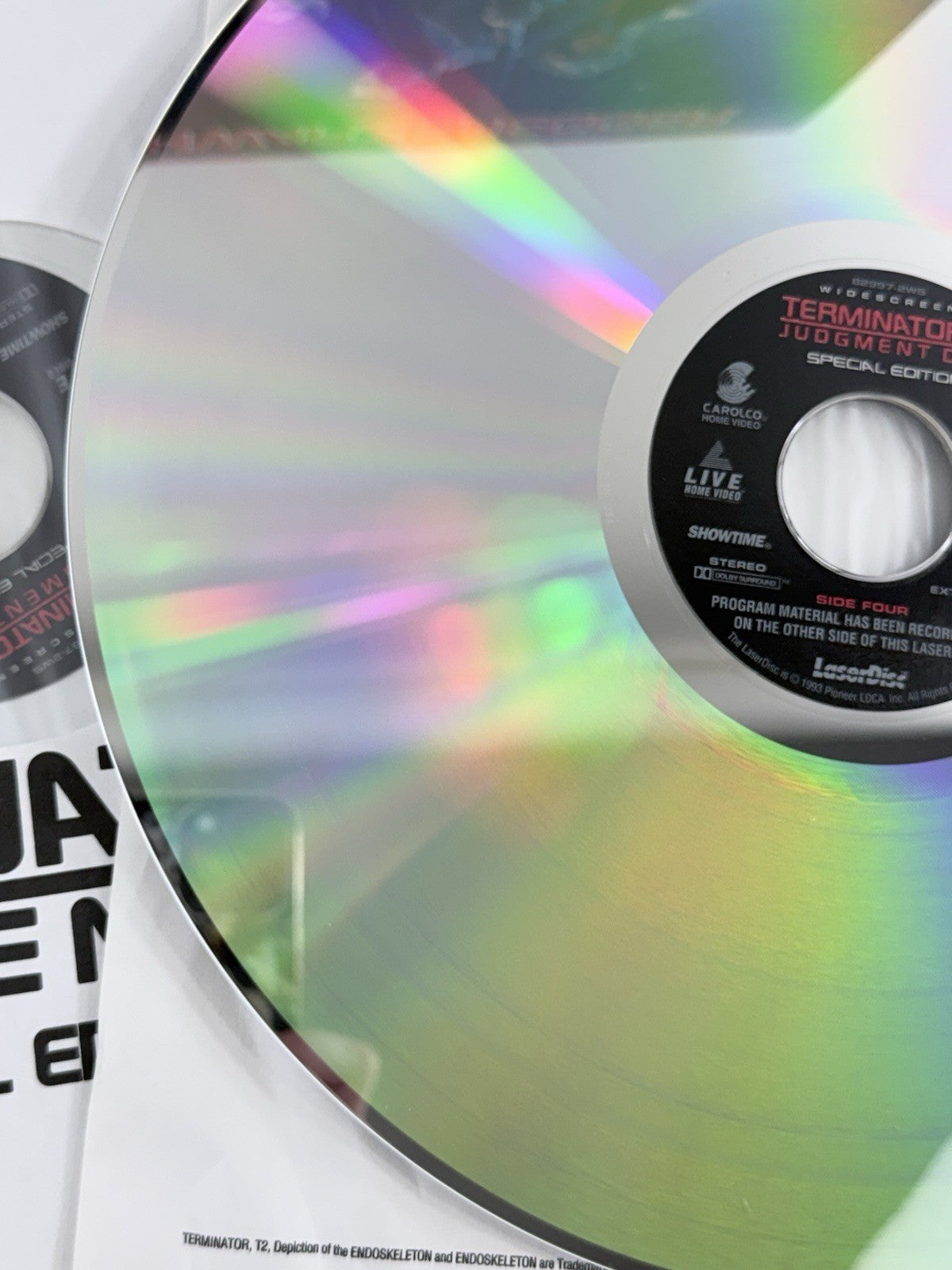 Terminator 2: Judgment Day (Laserdisc, 1993, Widescreen Special Edition) Tested