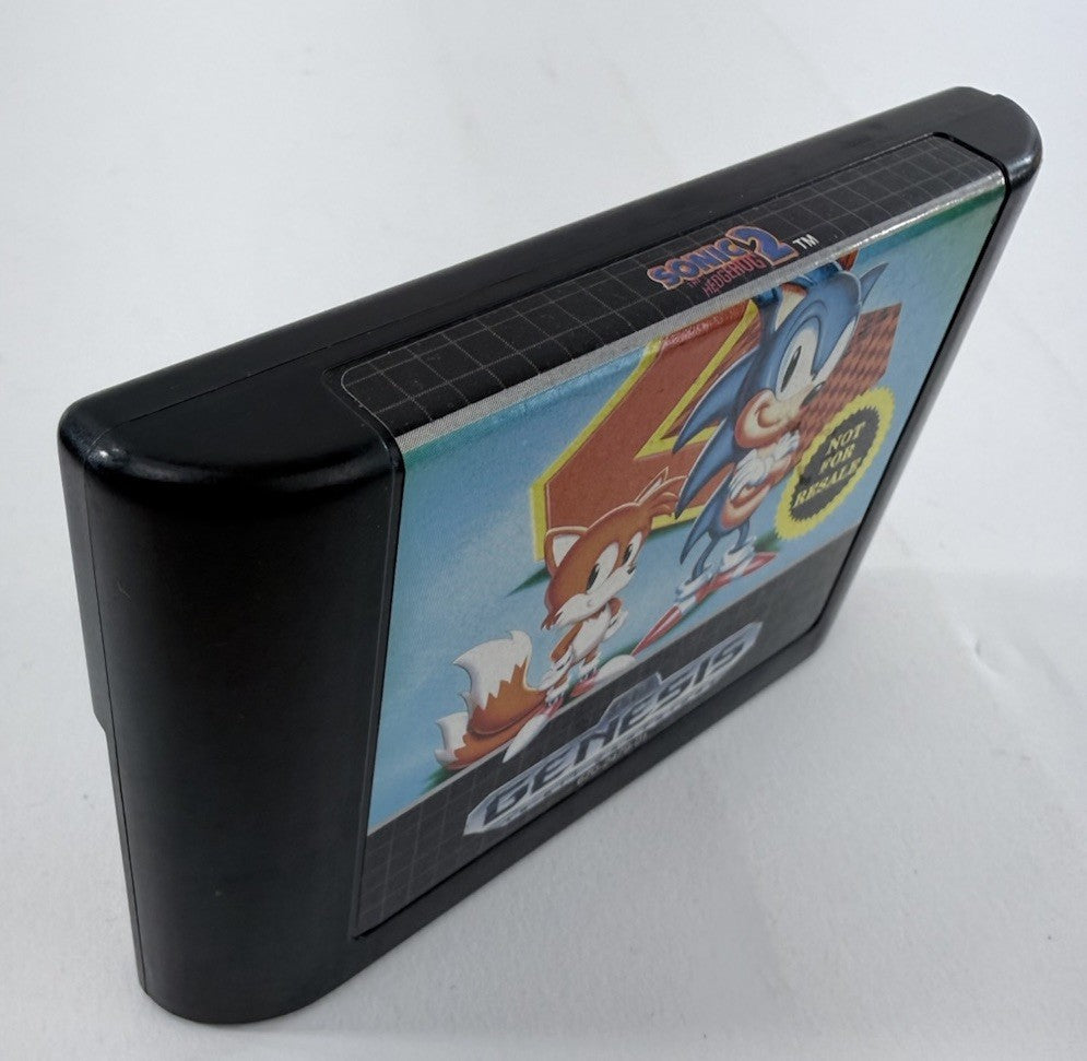 Sonic the Hedgehog 2 Not For Resale (Sega Genesis, 1992) Game Cartridge - Tested