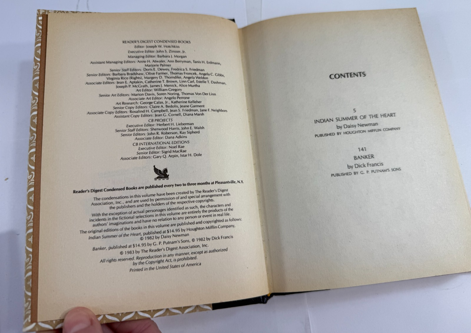 Best Sellers From Readers Digest Condensed Books 1970's-90's  - Bundle of 6