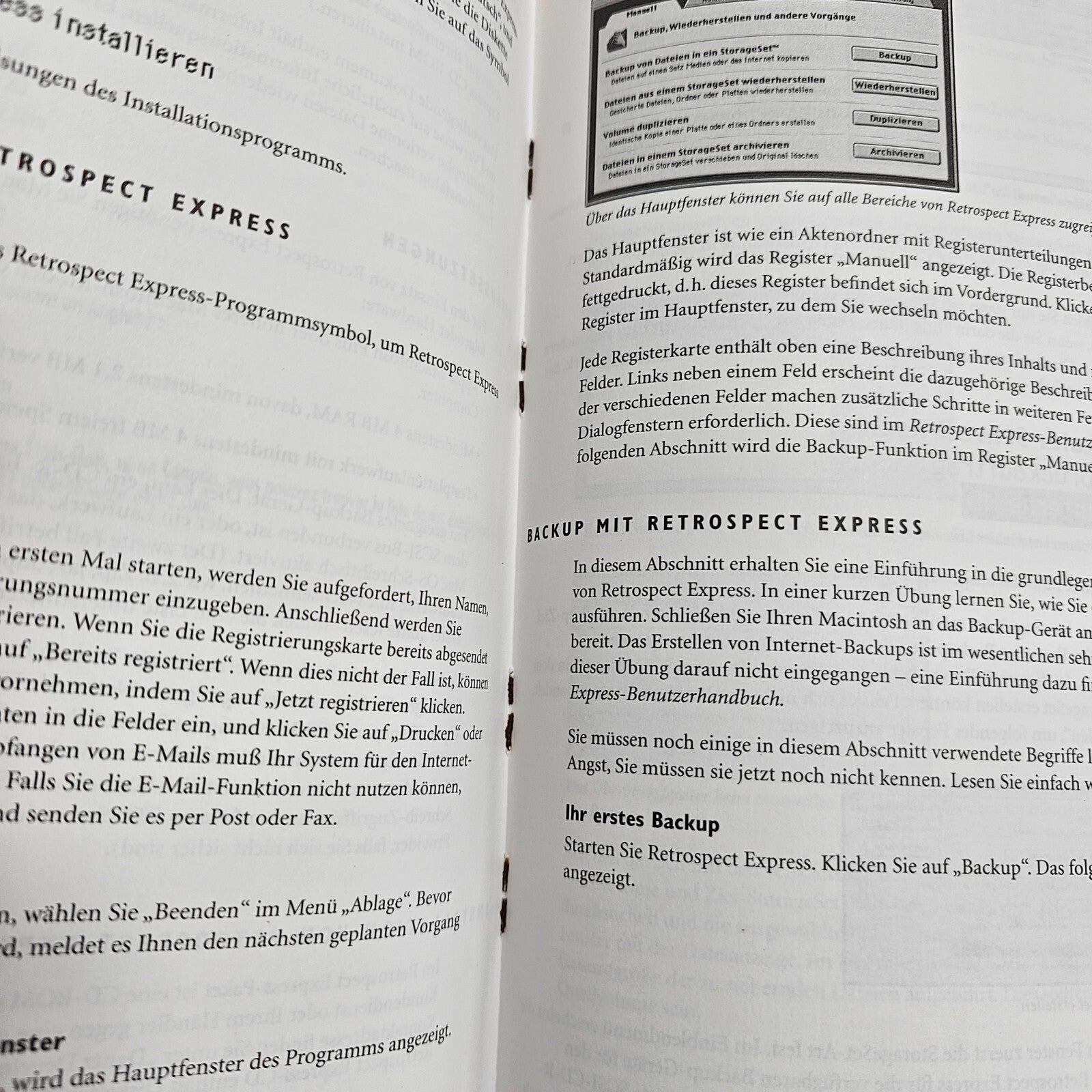 Dantz Retrospect Express 4.1  Vintage Software for Backing Up