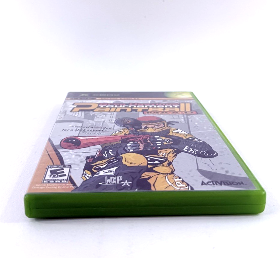 Greg Hastings' Tournament Paintball Max'd (Xbox, 2005) Game, Case, Manual, Reg.