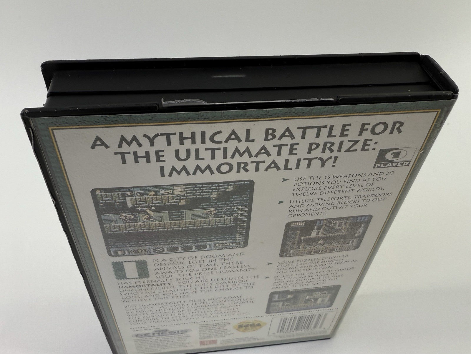 Gods (Sega Genesis, 1992) Replacement Game Case and Cover Art Only - No Game