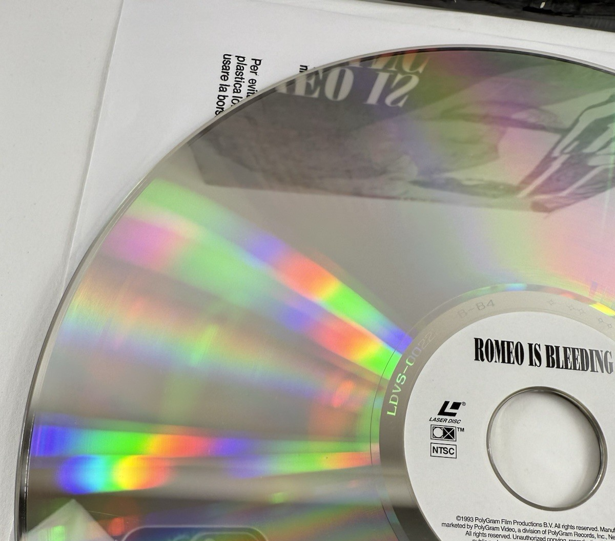Romeo Is Bleeding (Laserdisc, 1994) Extended CLV Deluxe Widescreen Edition