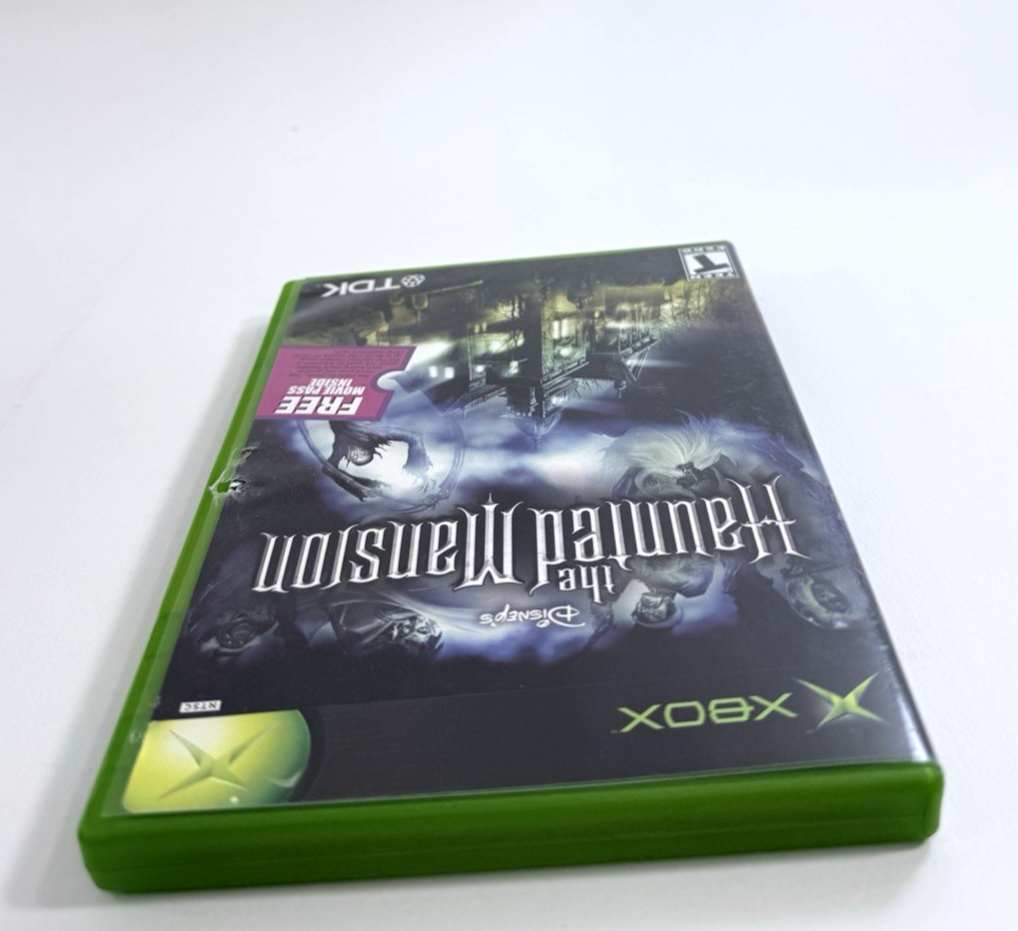 The Haunted Mansion (Xbox, 2003) Game, Case, Manual, Reg. Card, Ticket - Tested