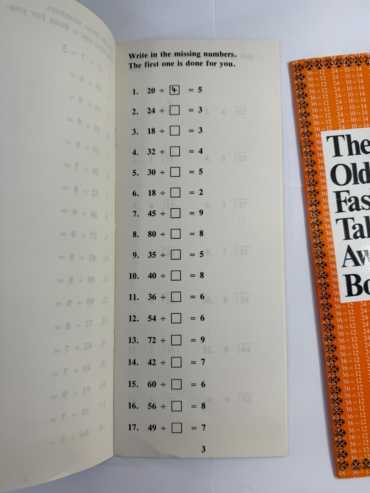 The Old Fashioned Division Book/Multiplication/Taking-Away Book (Math Bundle)