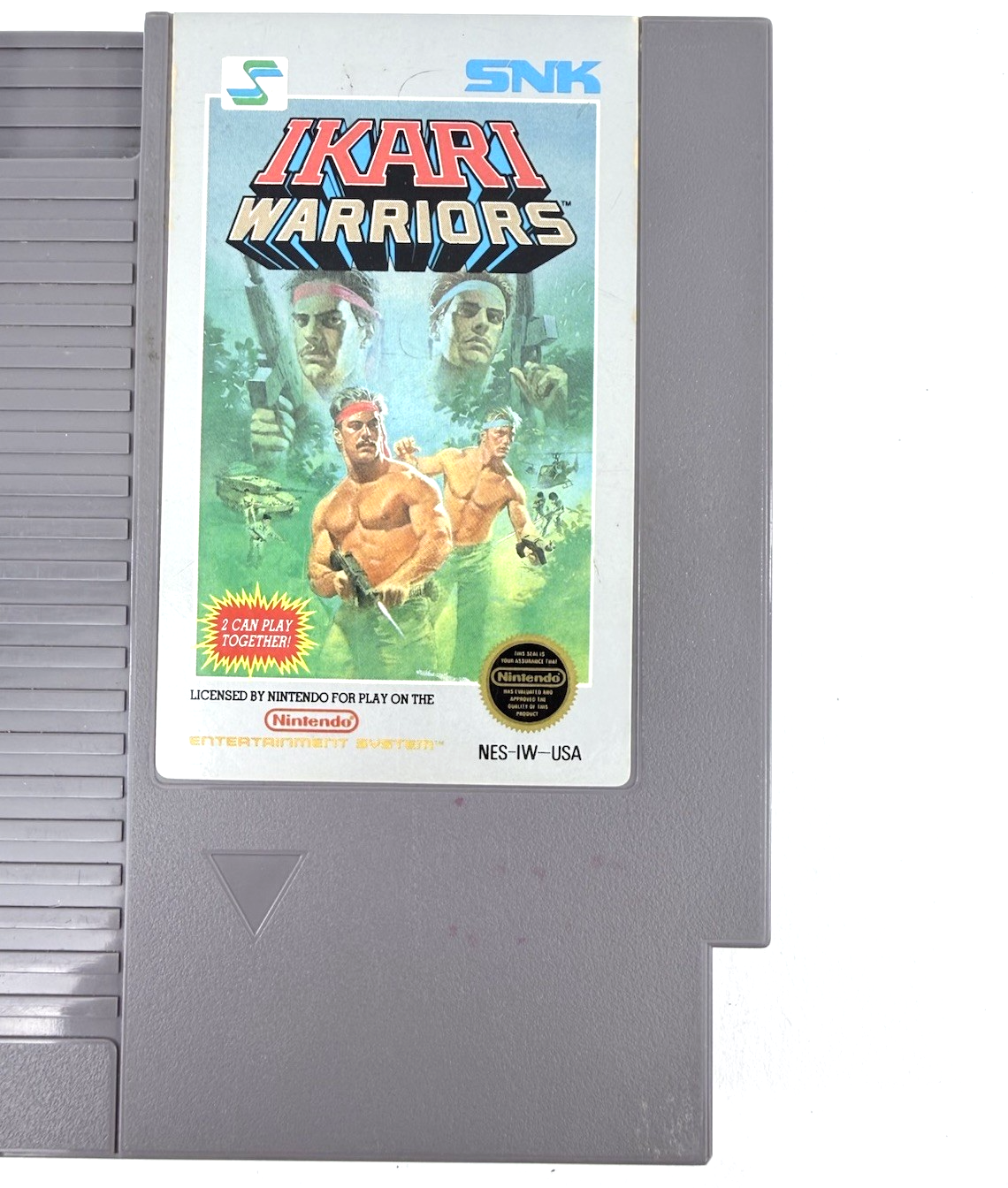 Ikari Warriors (Nintendo NES, 1987) 5-Screw Game Cartridge - Tested and Working
