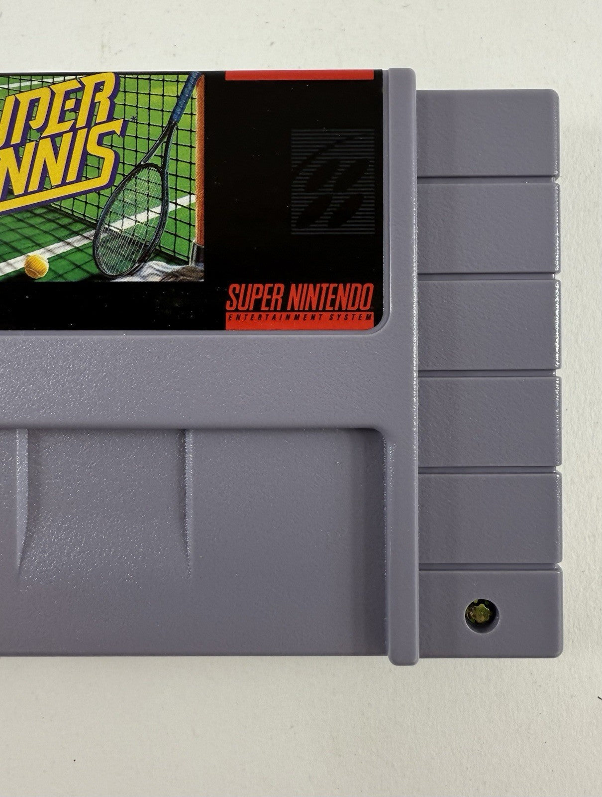Super Tennis (Super Nintendo SNES, 1991) Game Box Manual Inserts - Tested