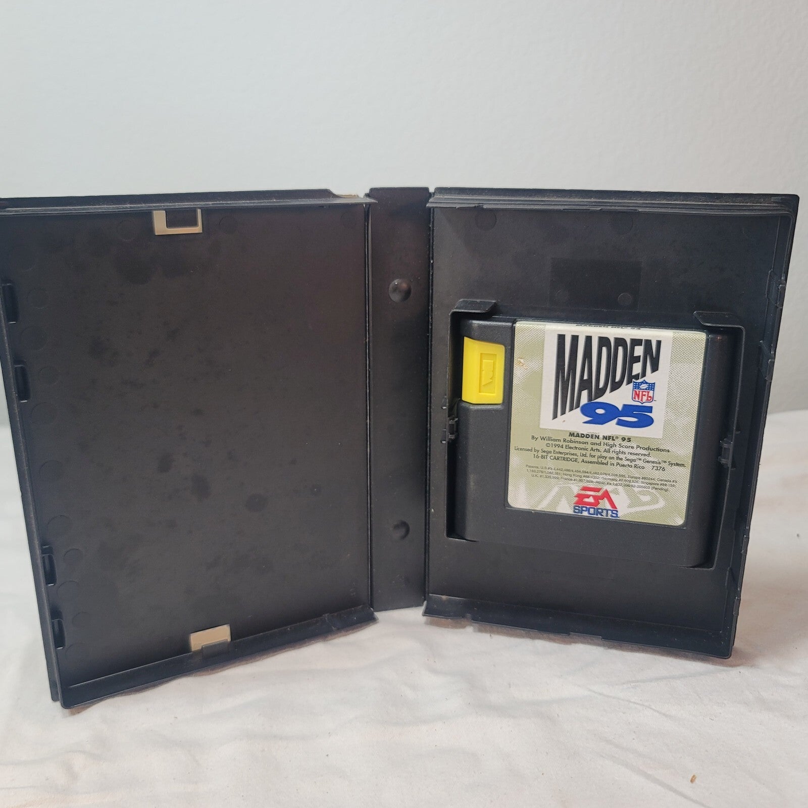 Madden NFL 95 (Sega Genesis, 1994) Game and Case