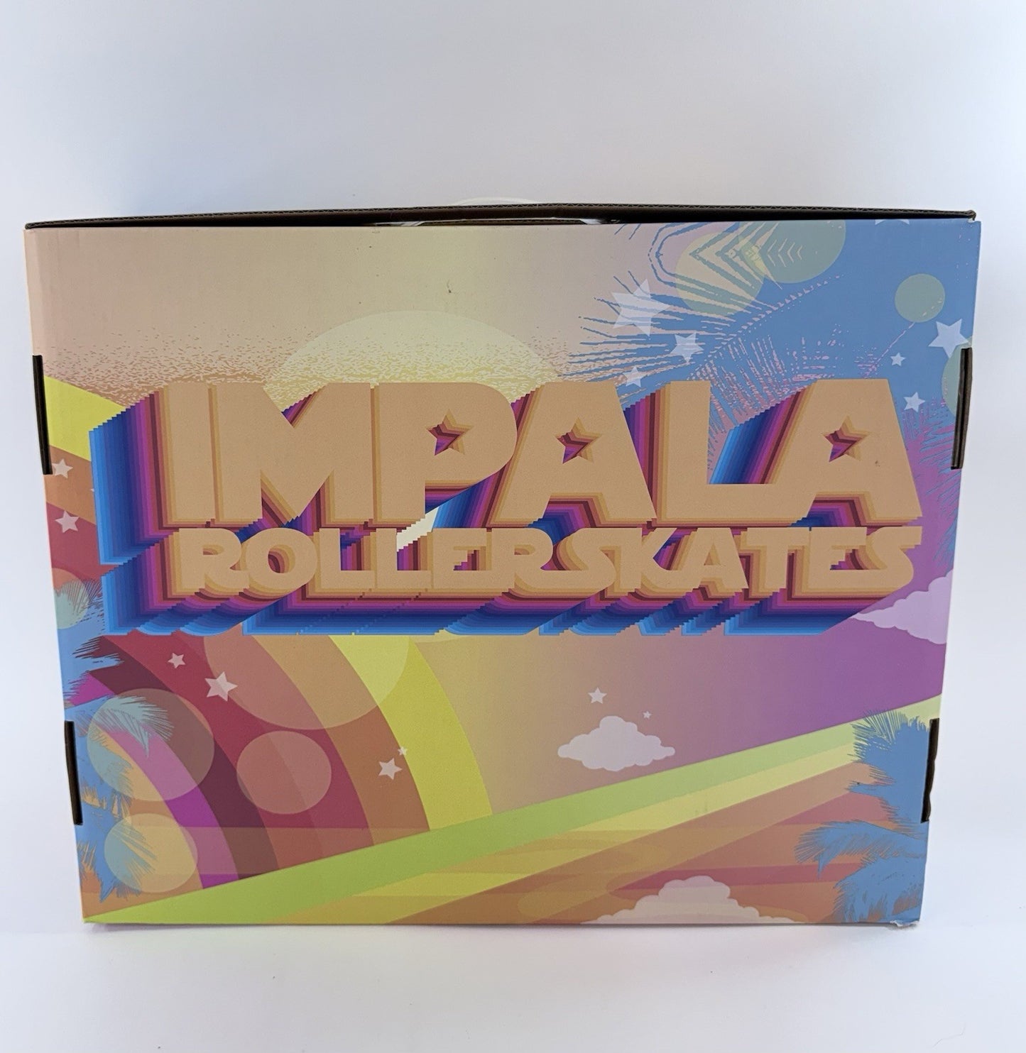 Impala Rollerskates US10 Women's A126-58817 Pink/Yellow Vegan Rollerskates - New