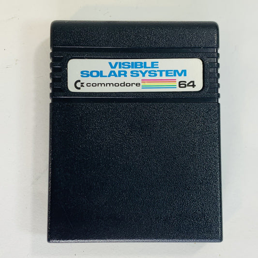 Visible Solar System (Commodore 64, 1982) Authentic Game Cartridge
