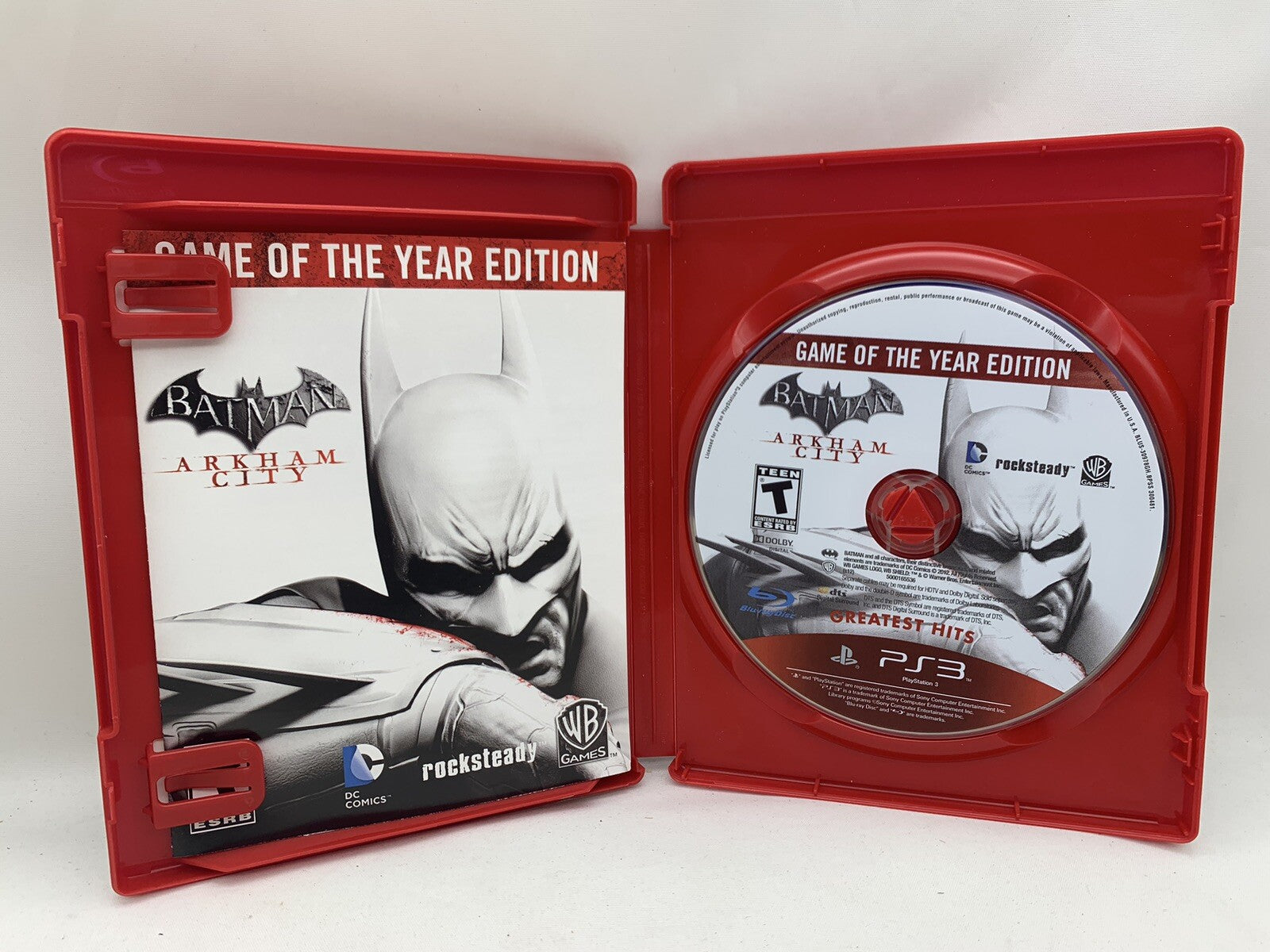 Batman: Arkham City - Game of the Year Edition (PlayStation 3, 2012) - Tested
