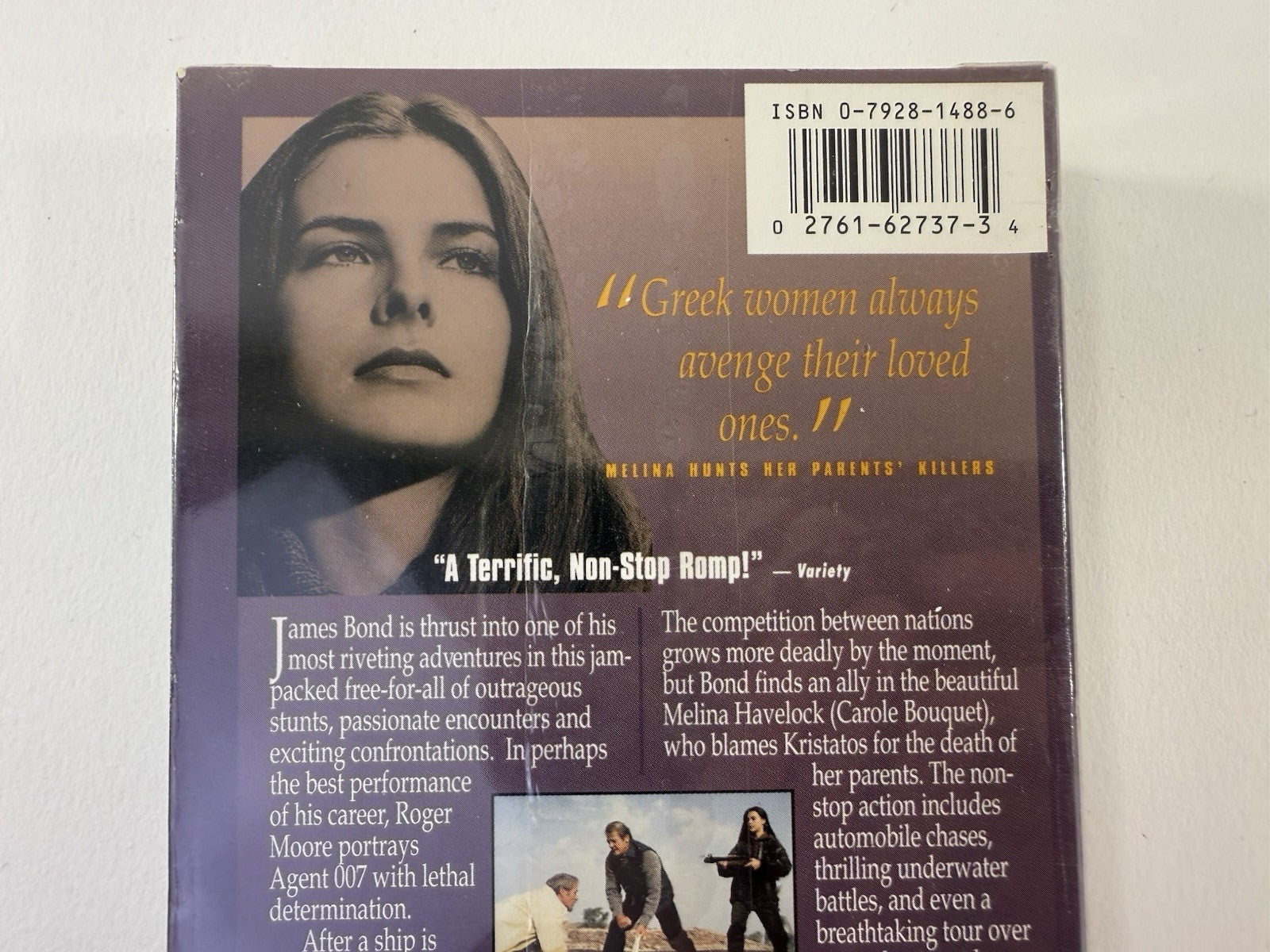 For Your Eyes Only (VHS, 1996) New, Factory Sealed - Roger Moore James Bond Film