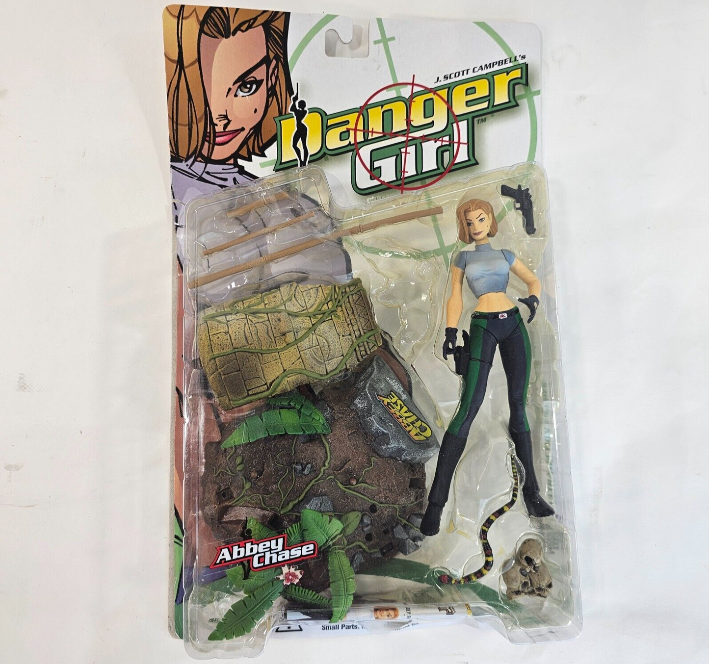 Danger Girl Action Figures Sydney Savage & Abbey Chase With Comics - READ