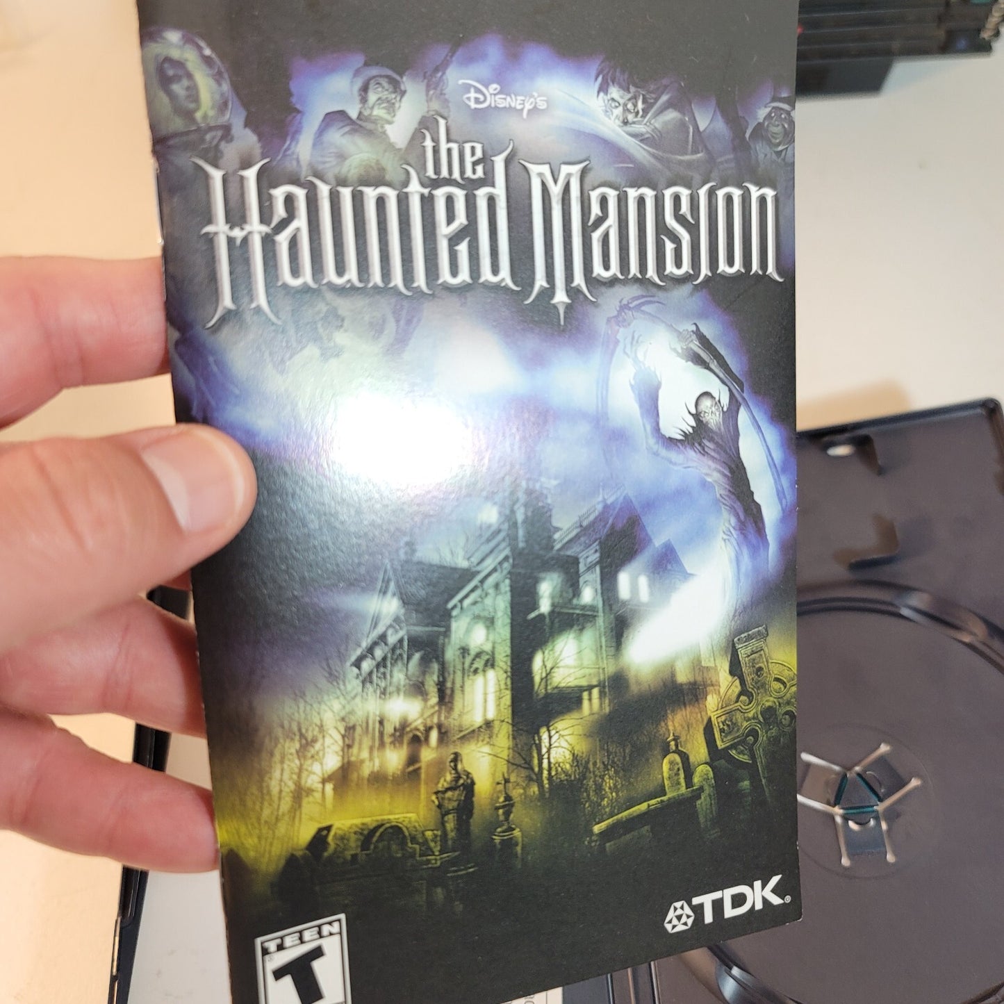 Disney's The Haunted Mansion (Sony PlayStation 2, 2003) Game Case Manual - Works