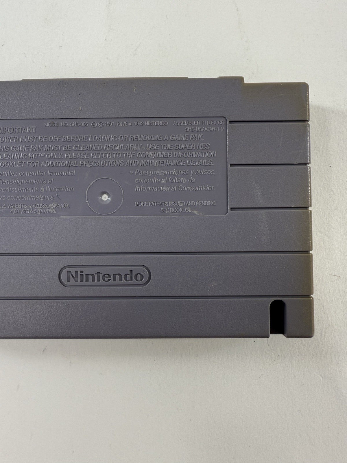 Jungle Strike: The Sequel To Desert Strike (Super Nintendo, 1995) Game Cartridge