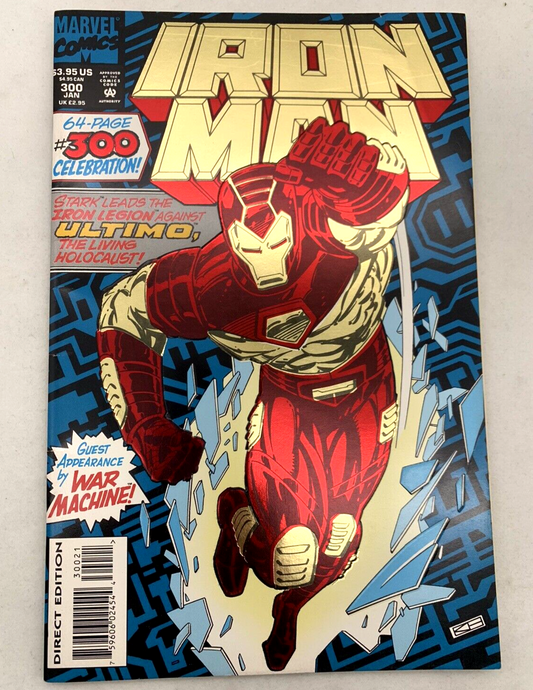 Marvel Comics 1994 Iron Man #300 Foil Cover 1st Appearance Modular Armor
