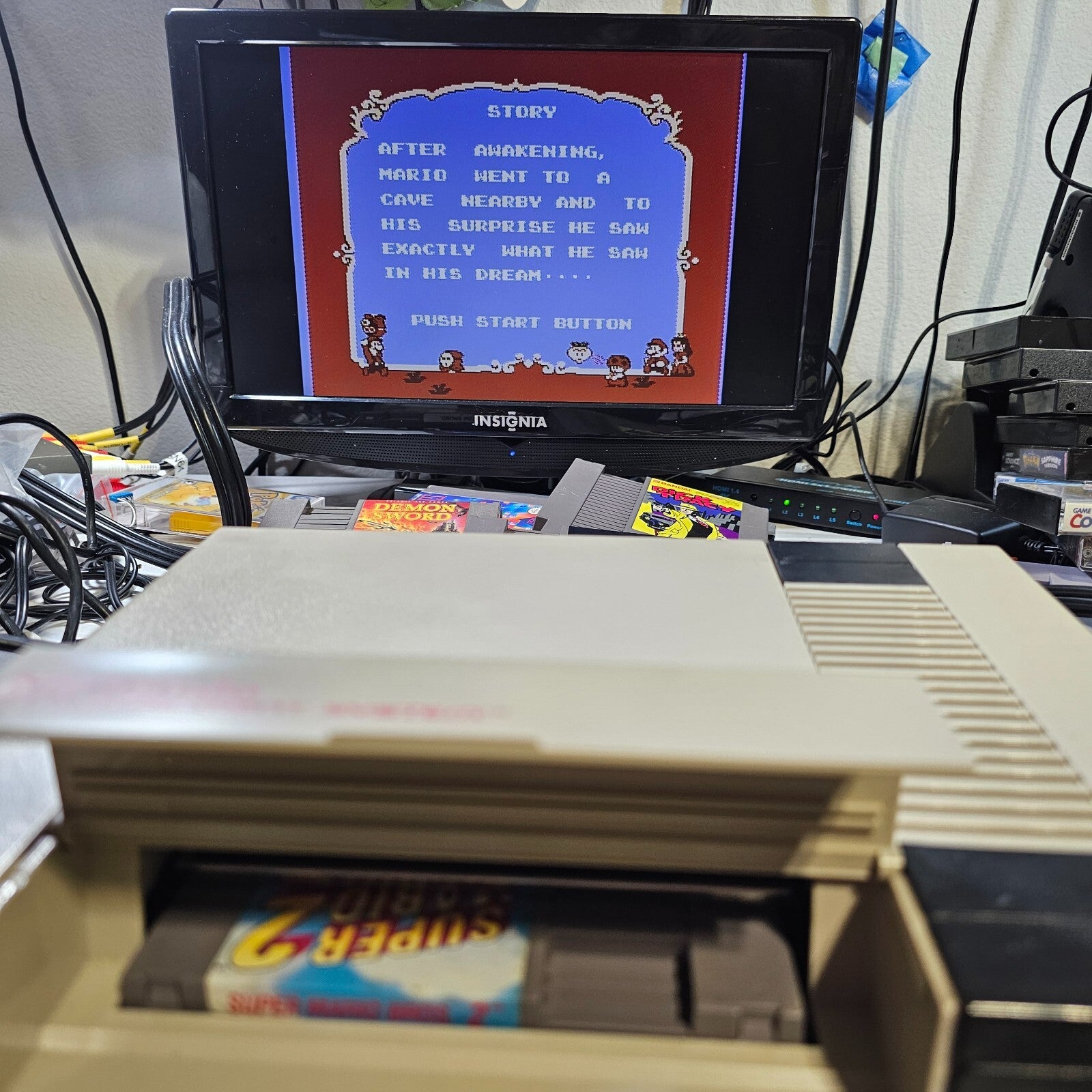 Super Mario Bros 2 (Nintendo Entertainment System, 1988) Game Cartridge - Tested