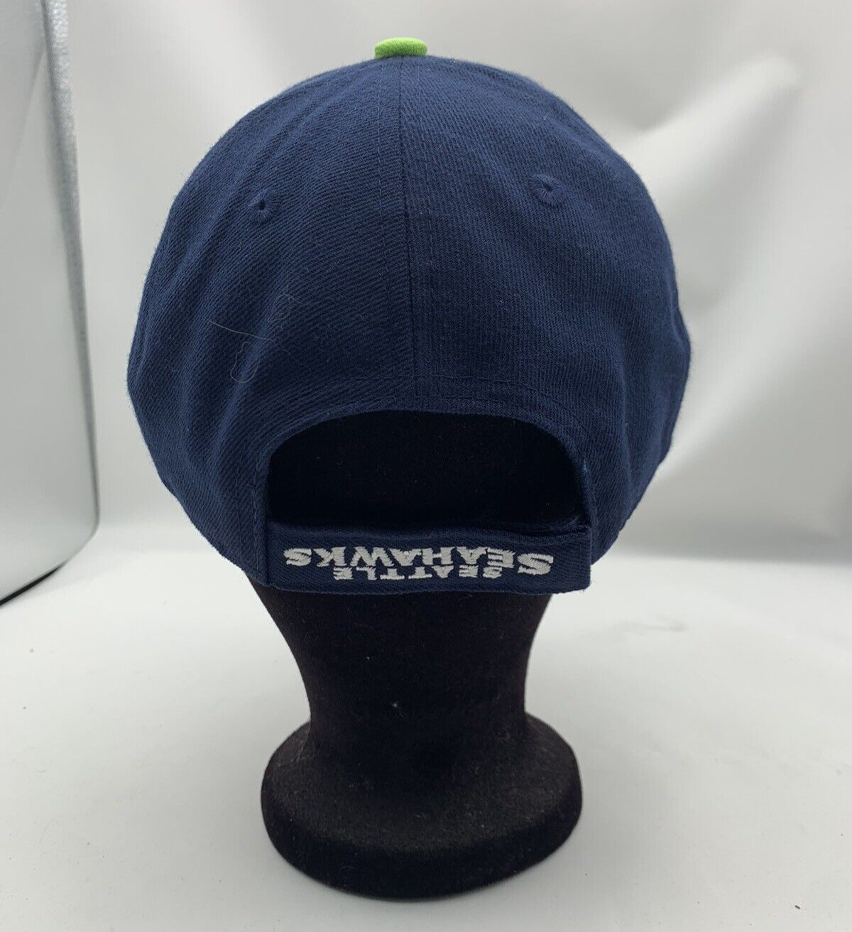 Seattle Seahawks New Era 9FORTY NFL Adjustable Strap Back Cap/Hat Navy NEW