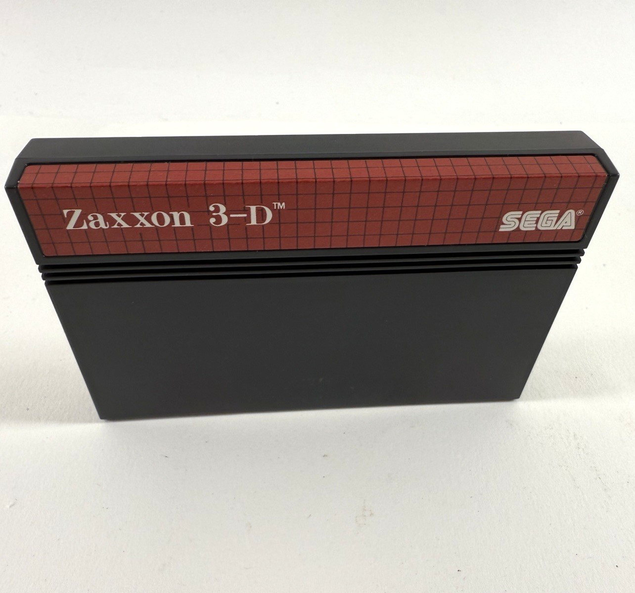 Zaxxon 3-D (Sega Master System, 1988) Game, Case, and Poster - Tested
