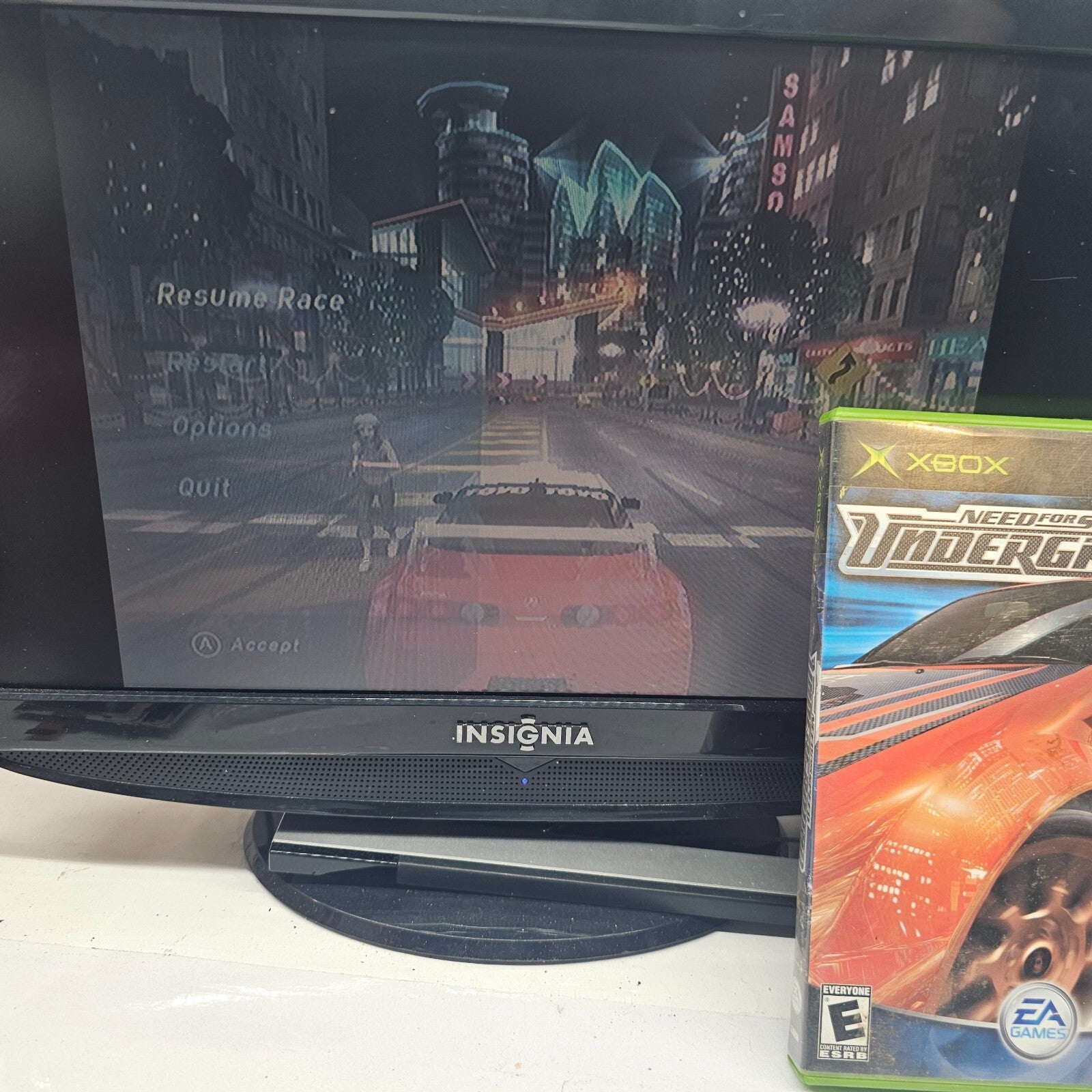 Need for Speed: Underground (Microsoft Xbox, 2003) Game Case Manual Registration