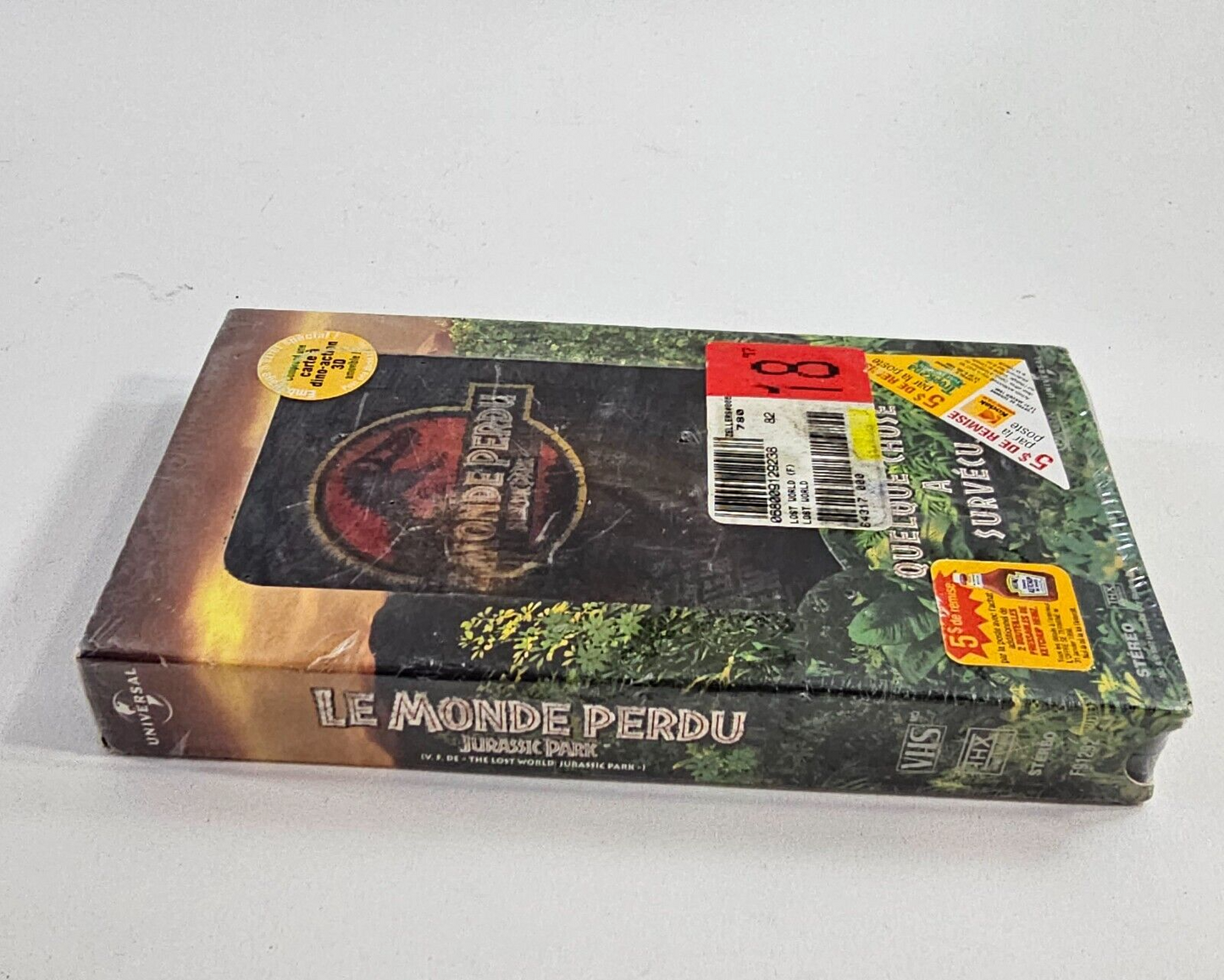 Le Monde Perdu: Jurassic Park (VHS, 1997) Lenticular Cover - New, Sealed