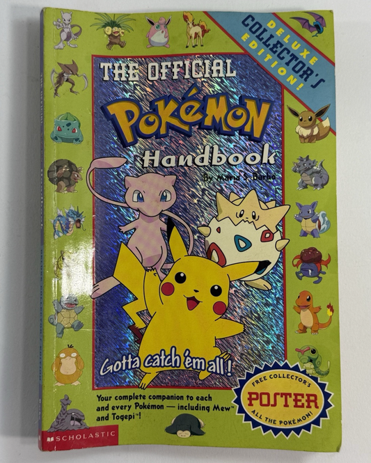 Official Pokemon Handbook by Maria S. Barbo (1999, Trade Paperback) No Poster